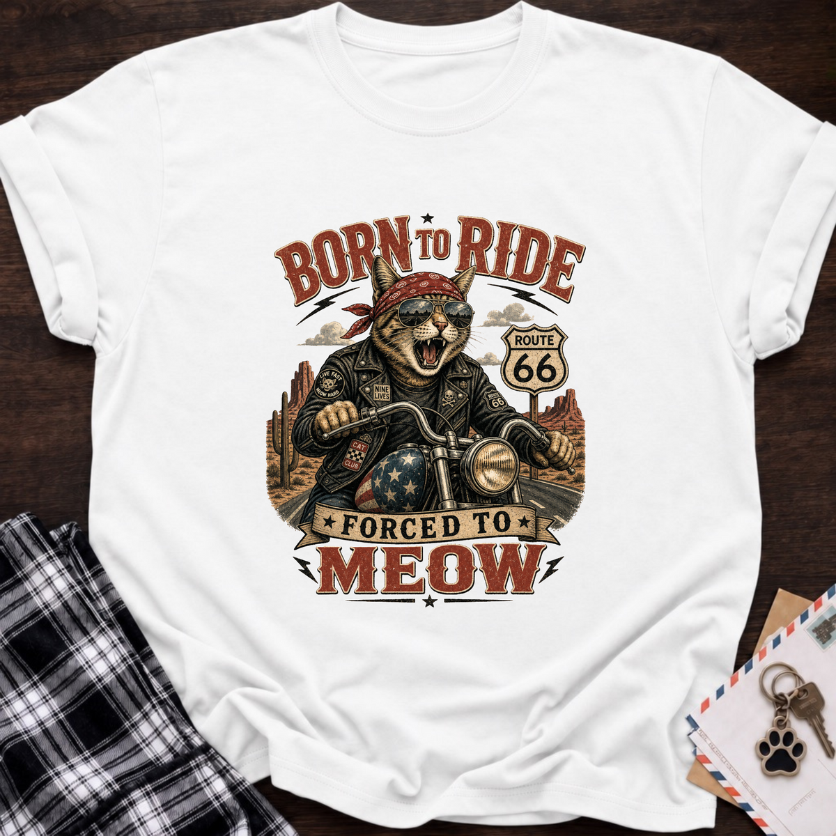 Forced To Meow T-Shirt