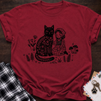 Cat & Girl T-Shirt
