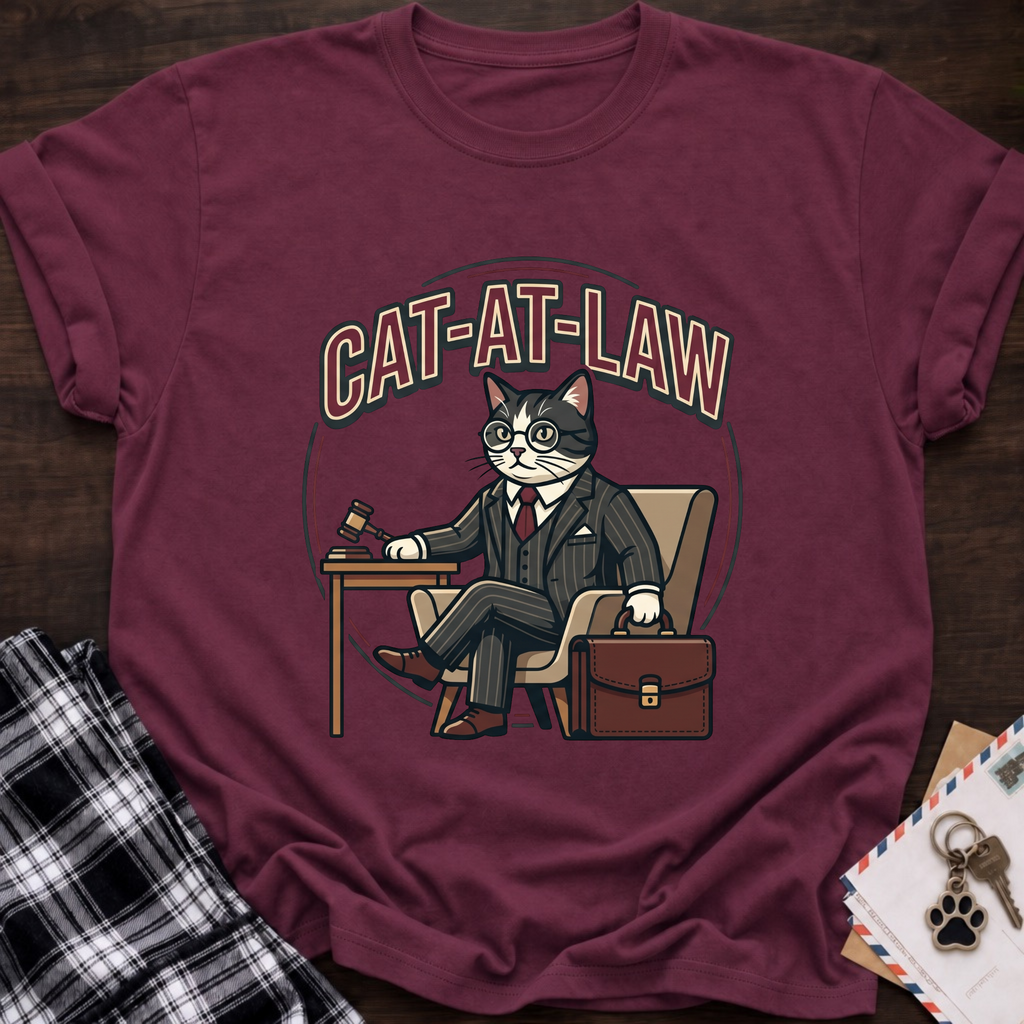 Cat At Law T-Shirt