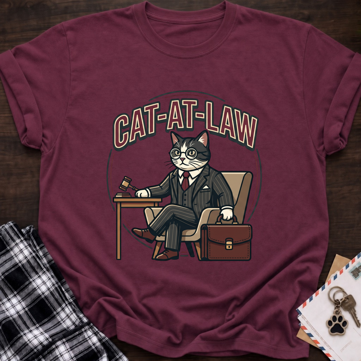 Cat At Law T-Shirt