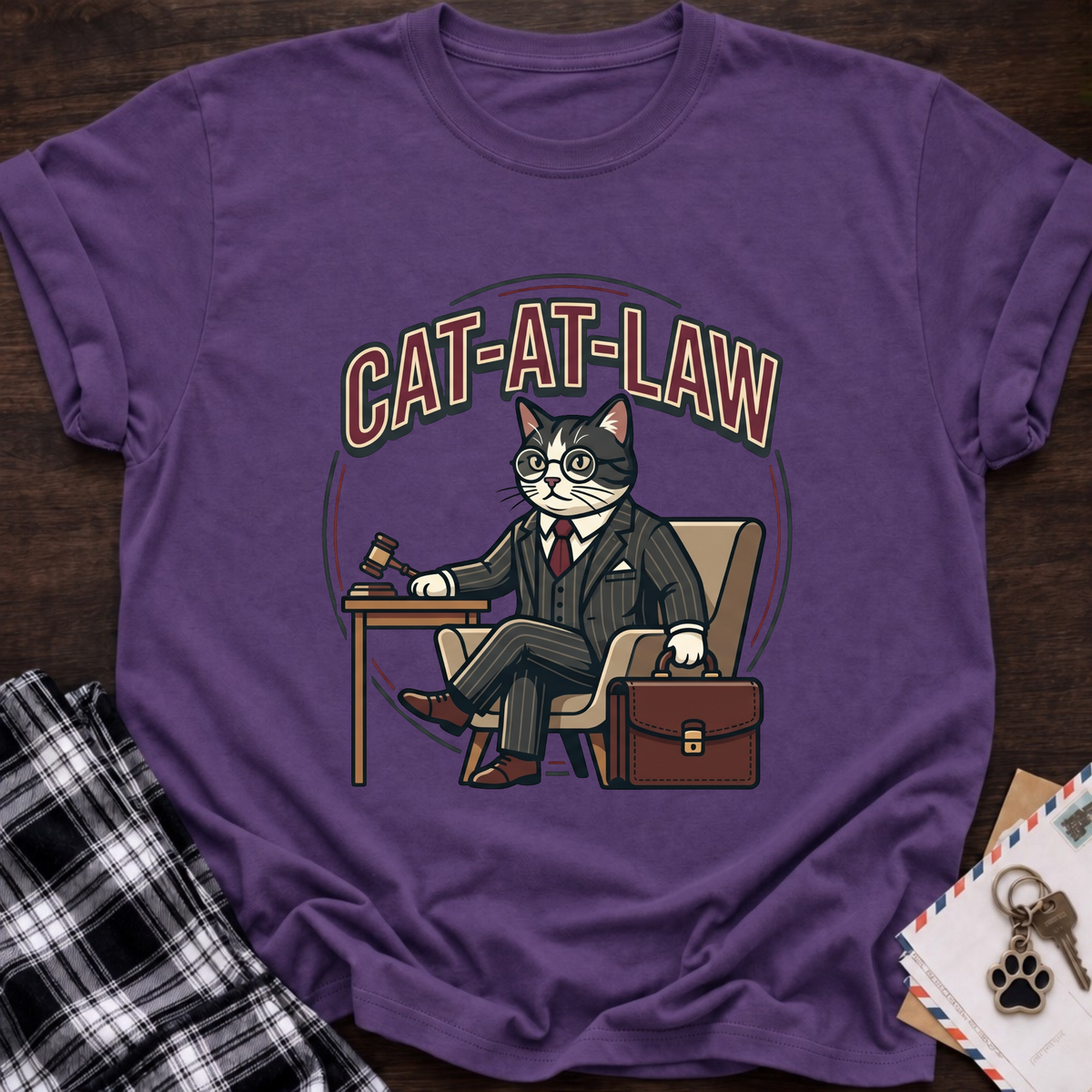 Cat At Law T-Shirt
