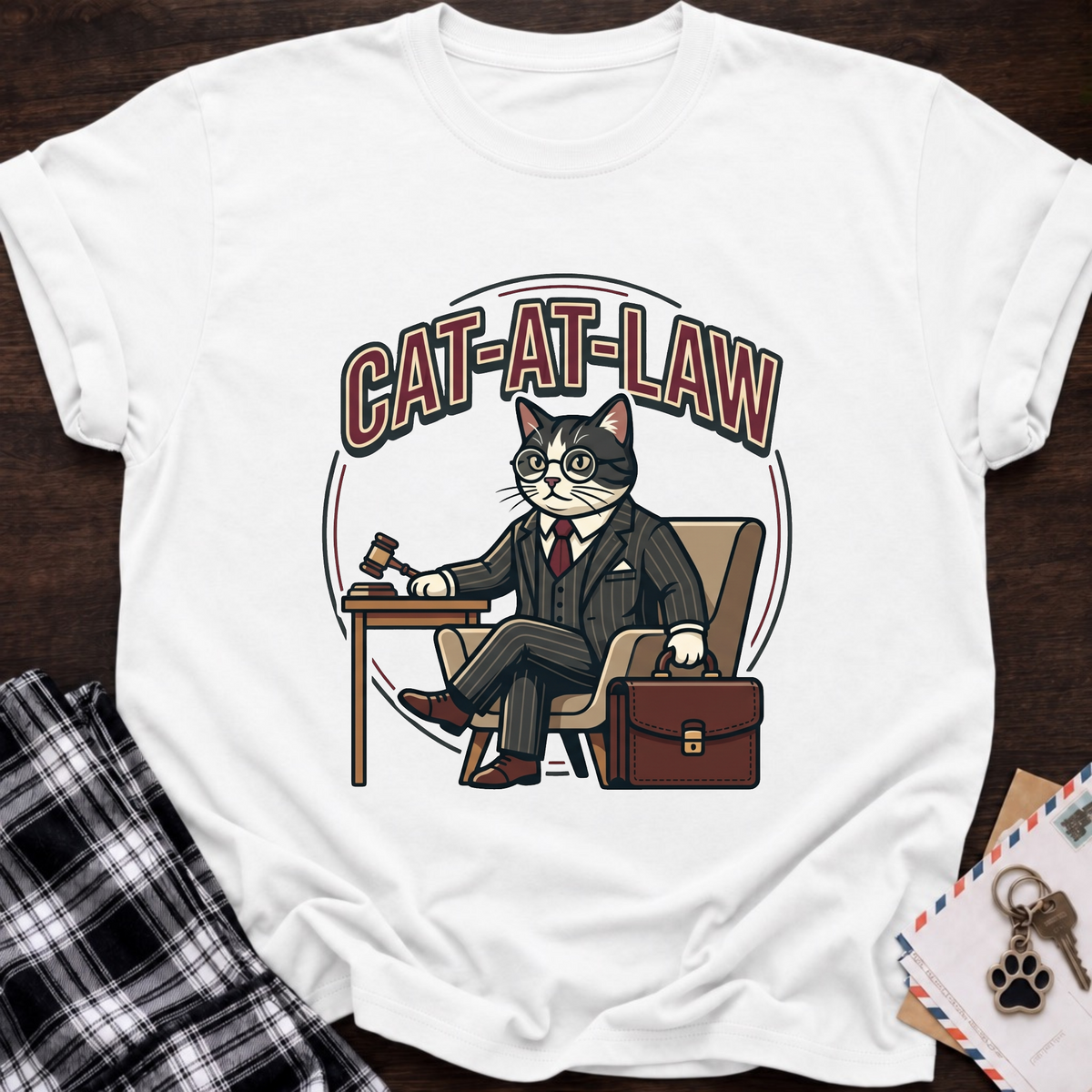 Cat At Law T-Shirt