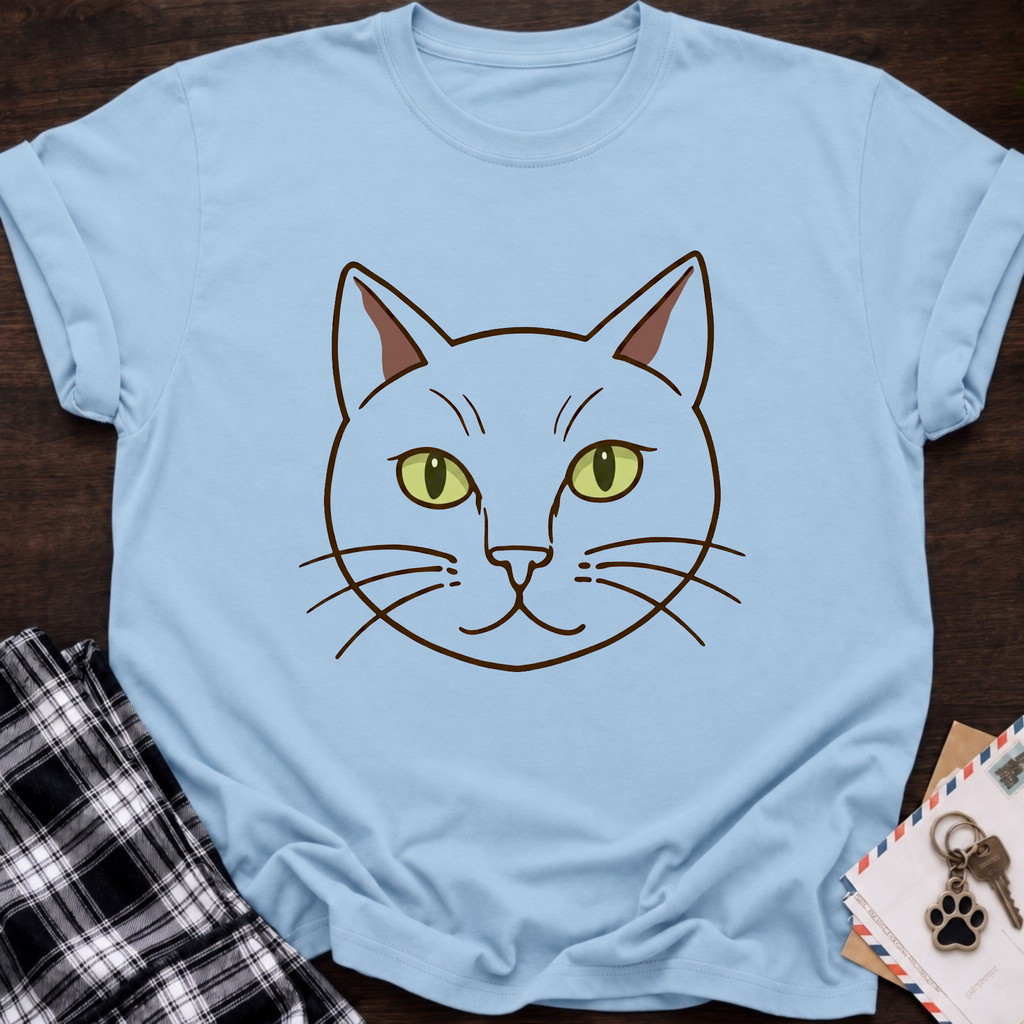 Cat Head T-Shirt