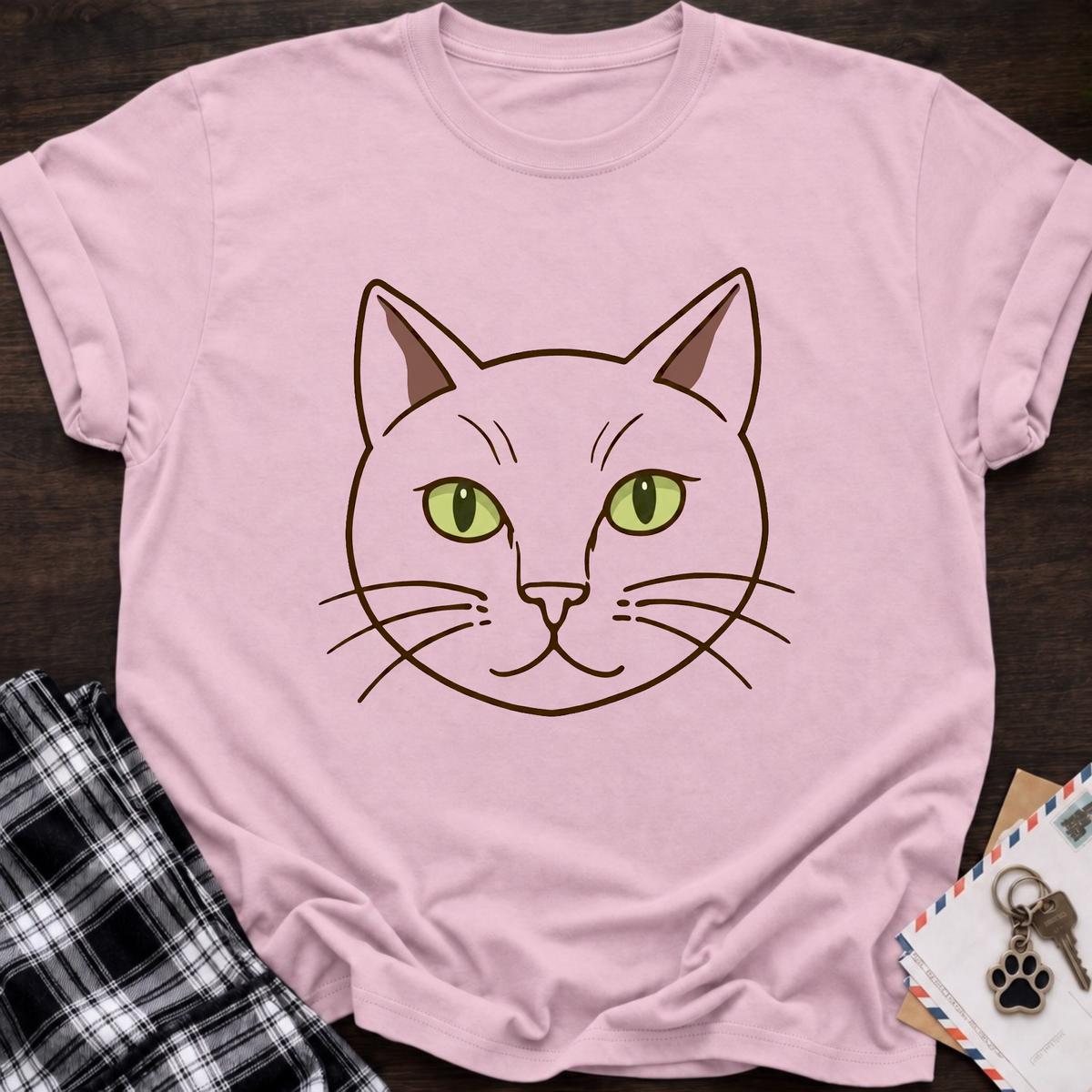 Cat Head T-Shirt