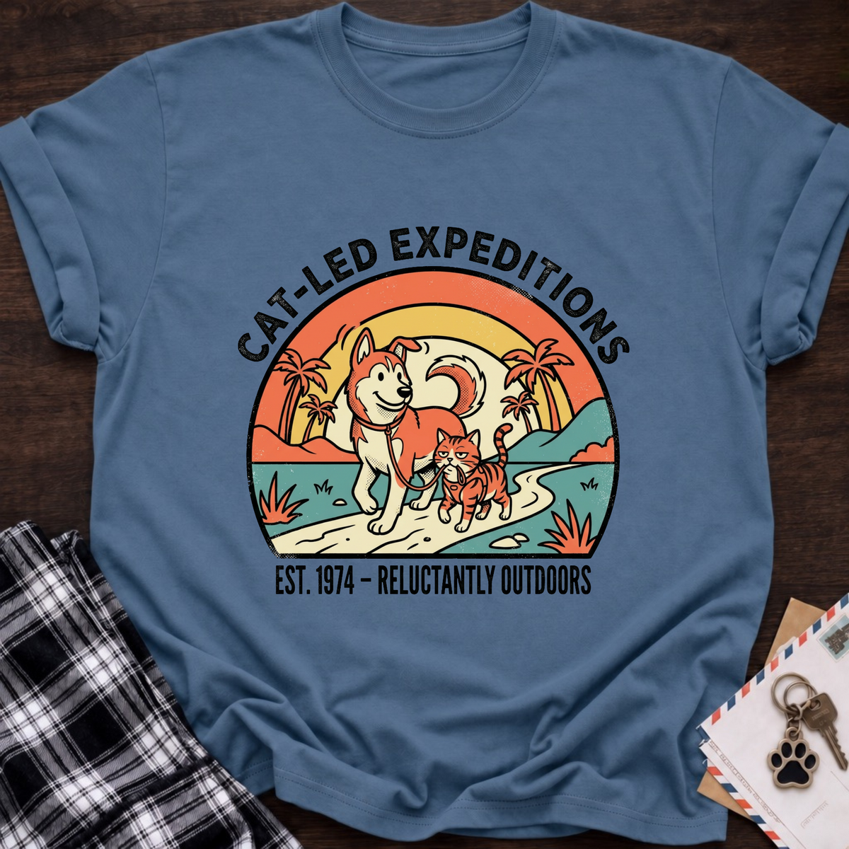 Cat-Led Expedition T-Shirt