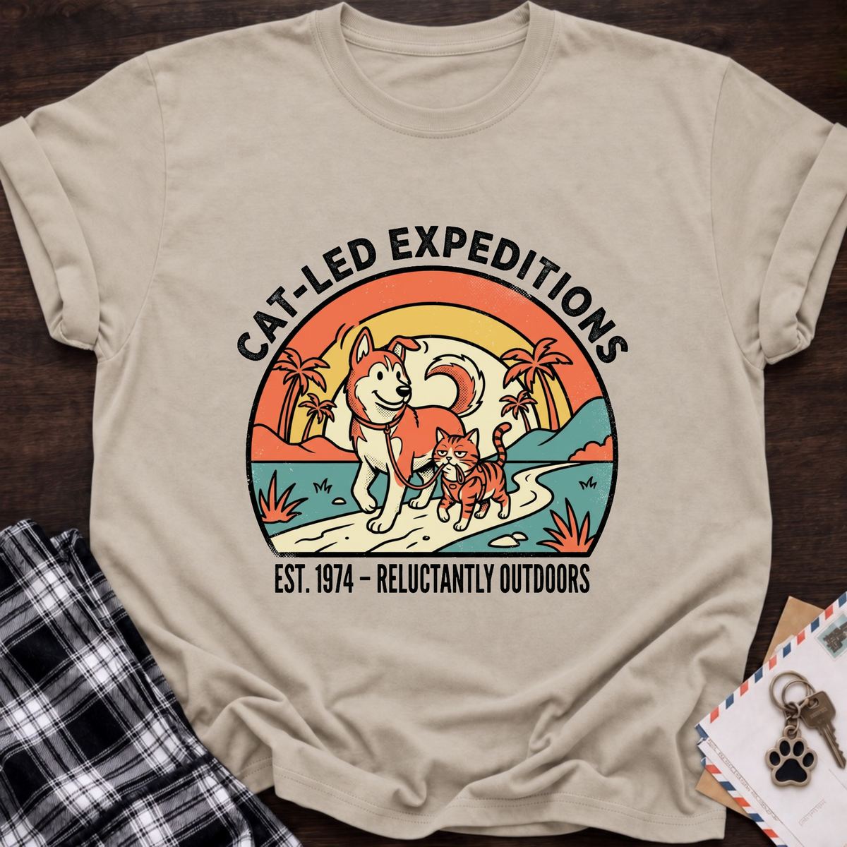 Cat-Led Expedition T-Shirt