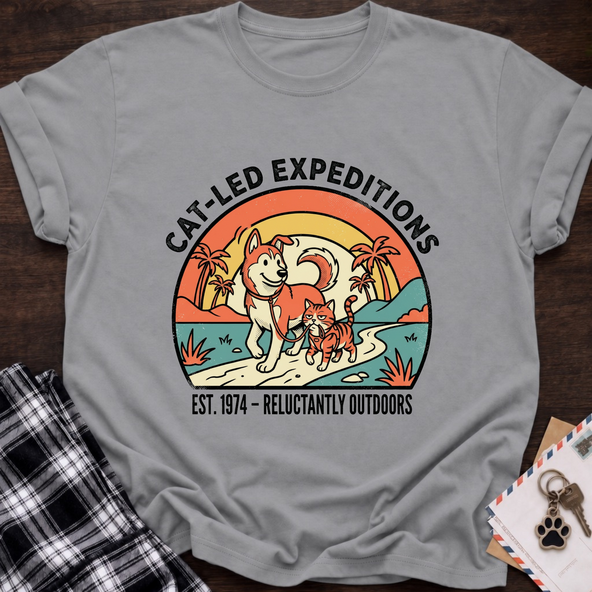 Cat-Led Expedition T-Shirt