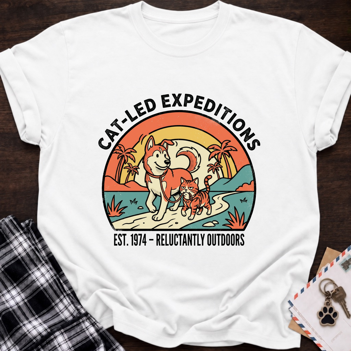 Cat-Led Expedition T-Shirt