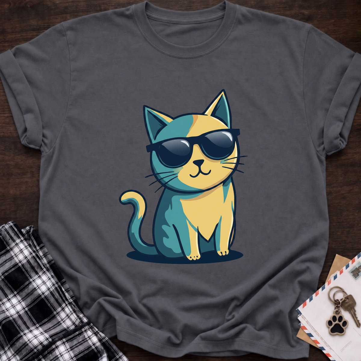 Cat Sunglasses T-Shirt