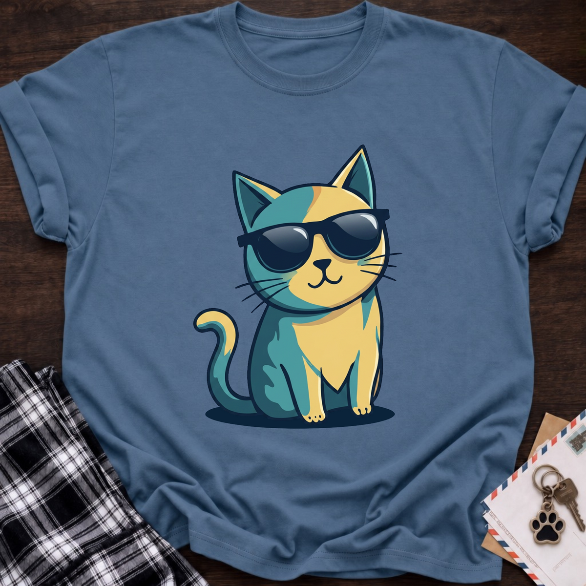 Cat Sunglasses T-Shirt