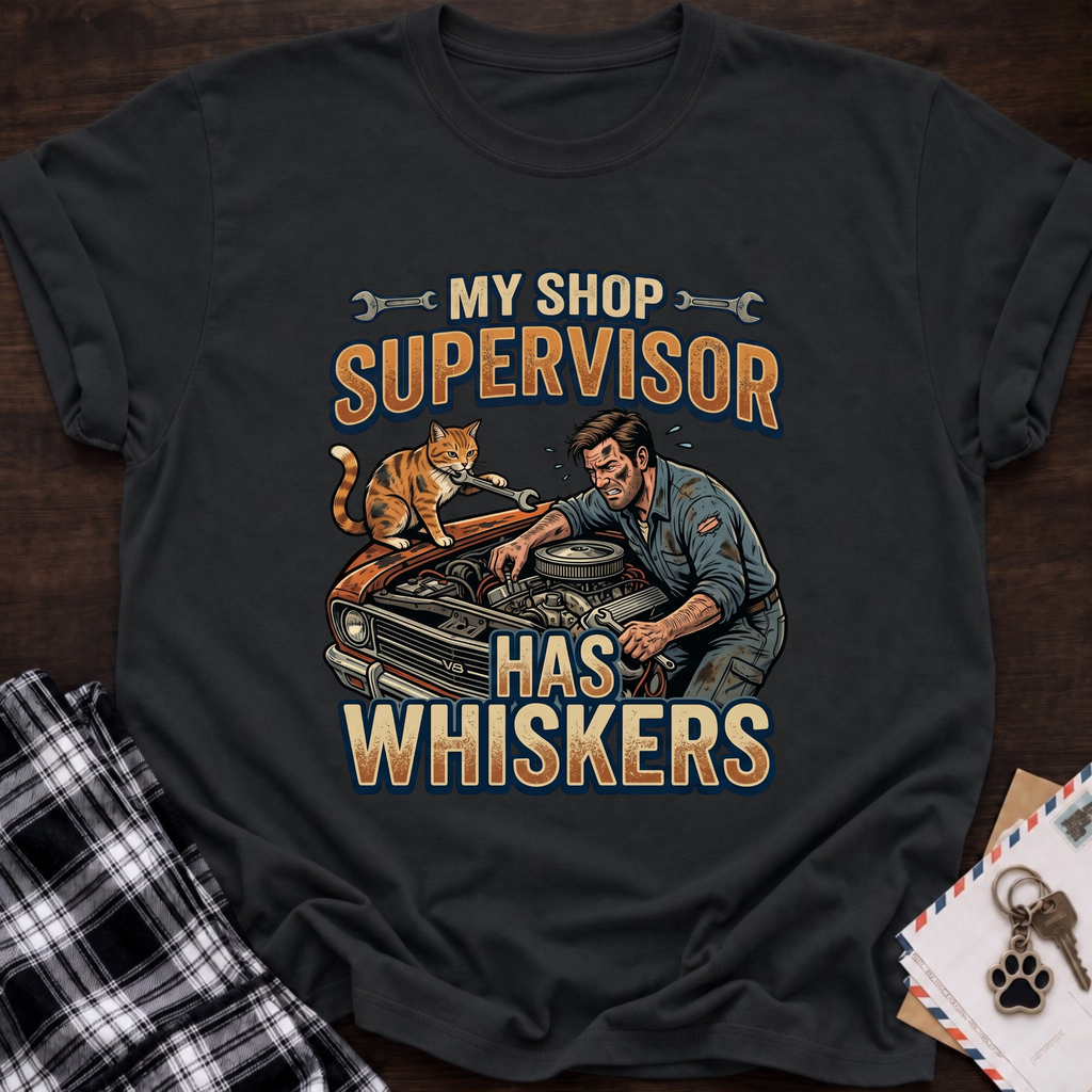 Cat Supervisor T-Shirt