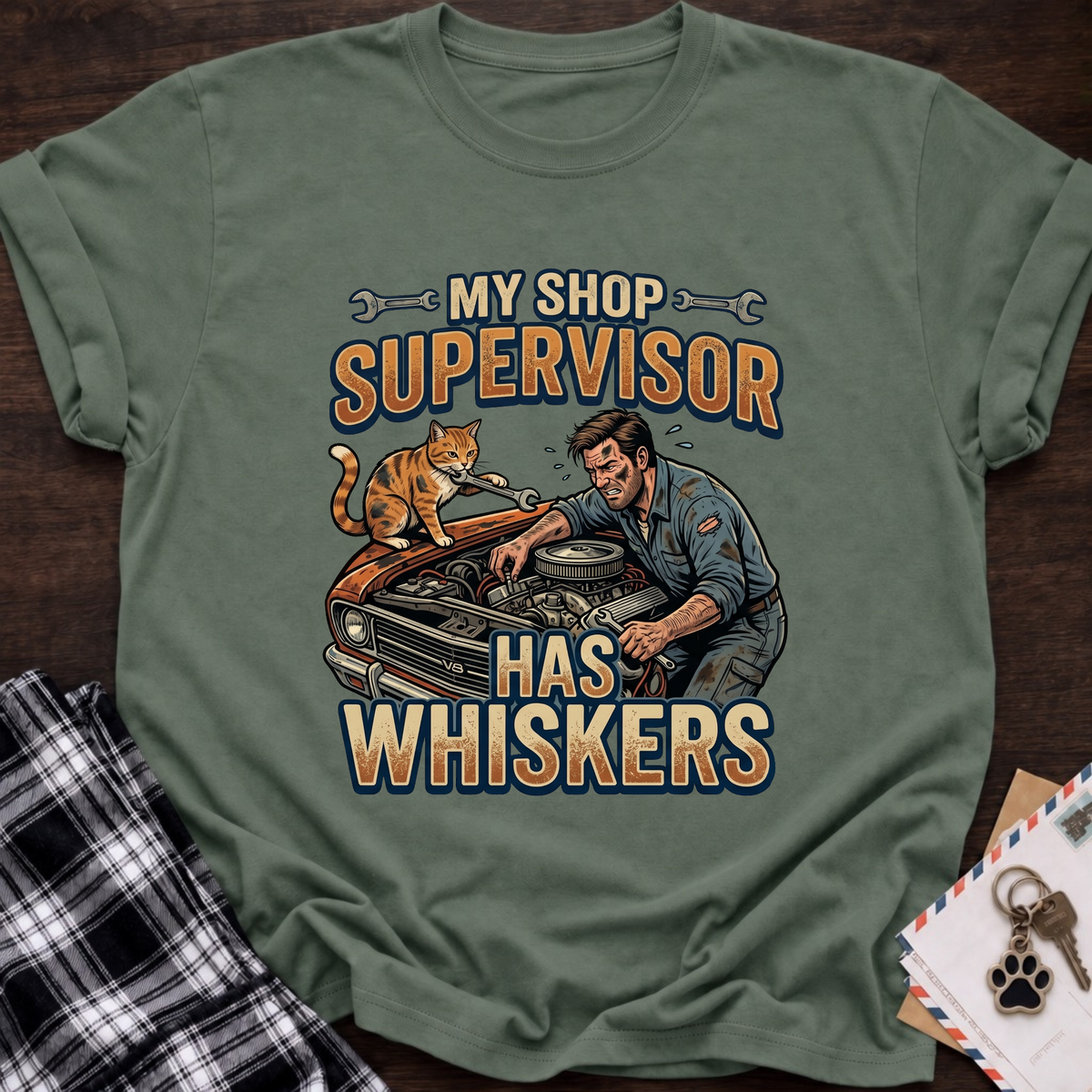 Cat Supervisor T-Shirt