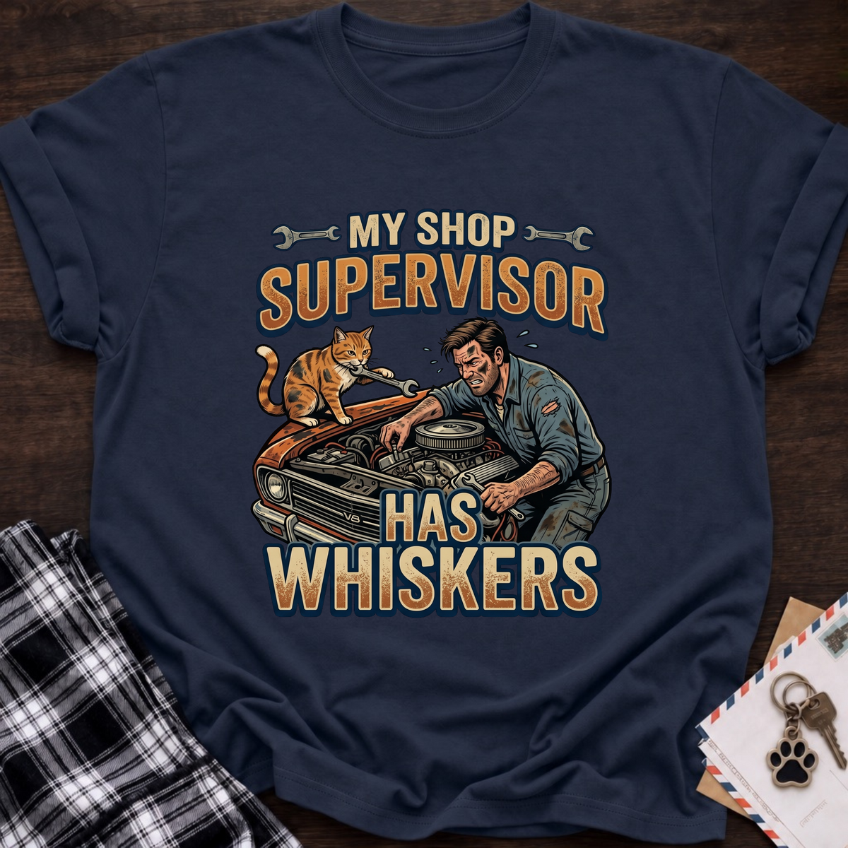 Cat Supervisor T-Shirt