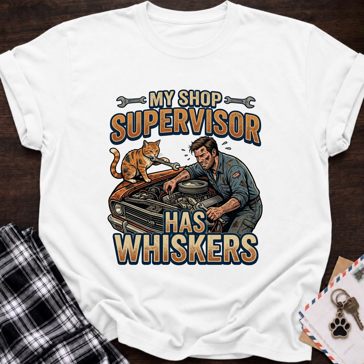 Cat Supervisor T-Shirt