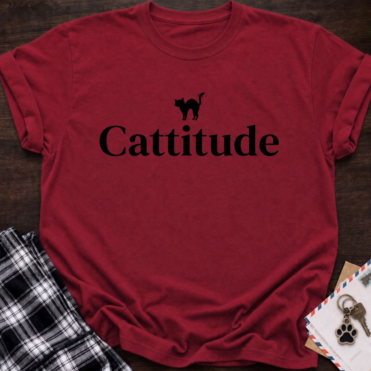 Cattitude T‑Shirt