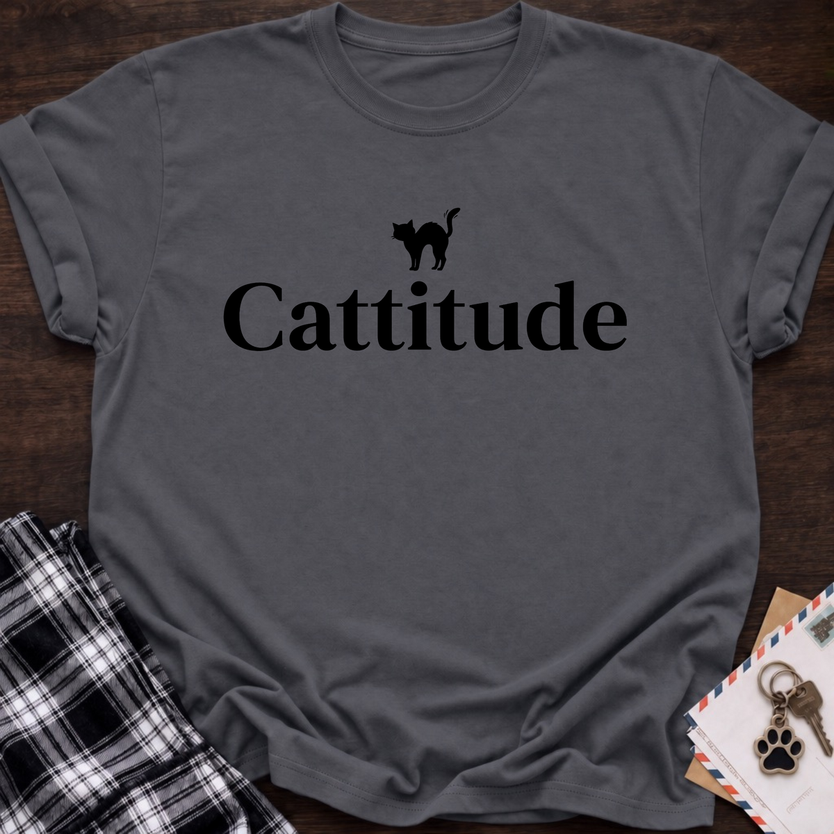 Cattitude T‑Shirt