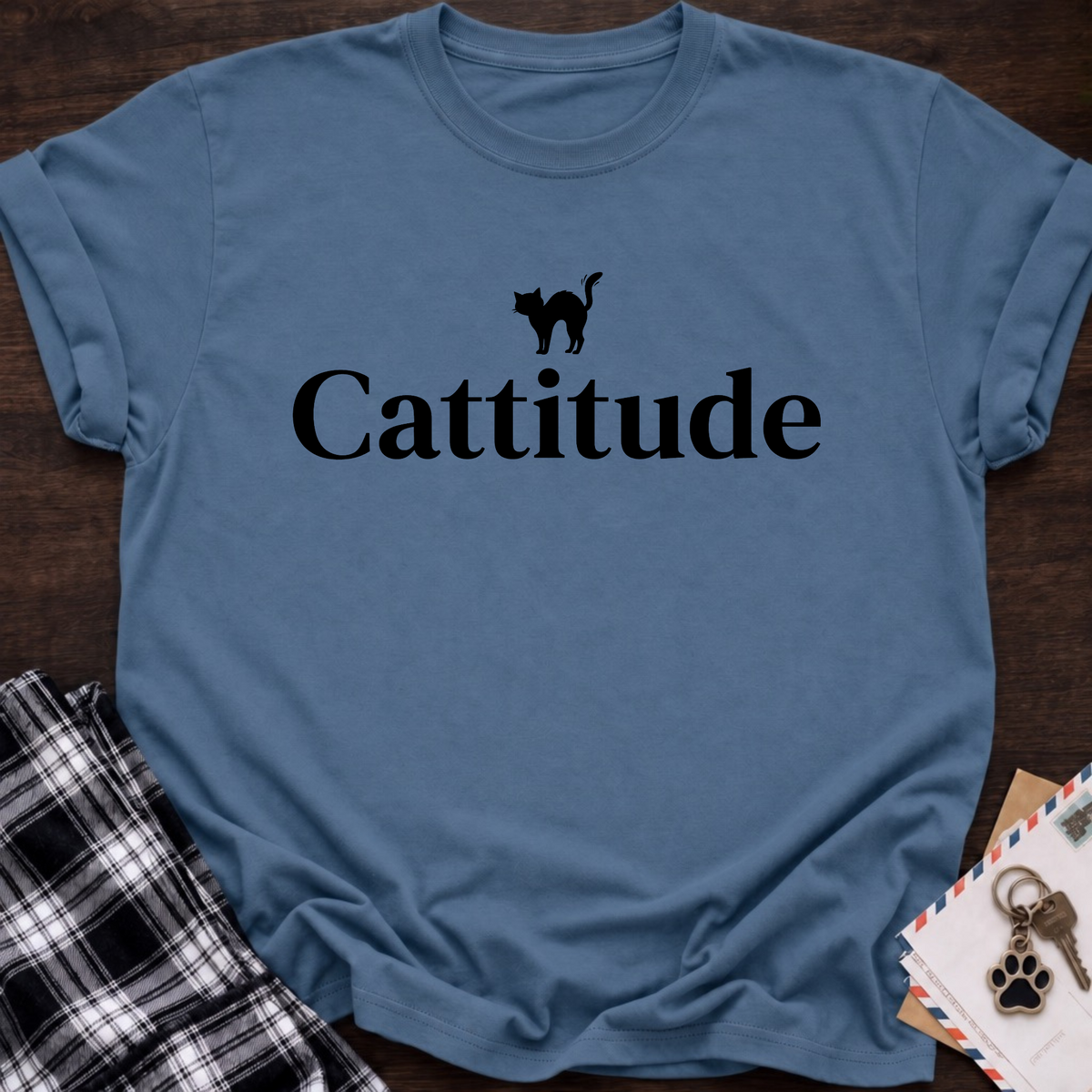 Cattitude T‑Shirt