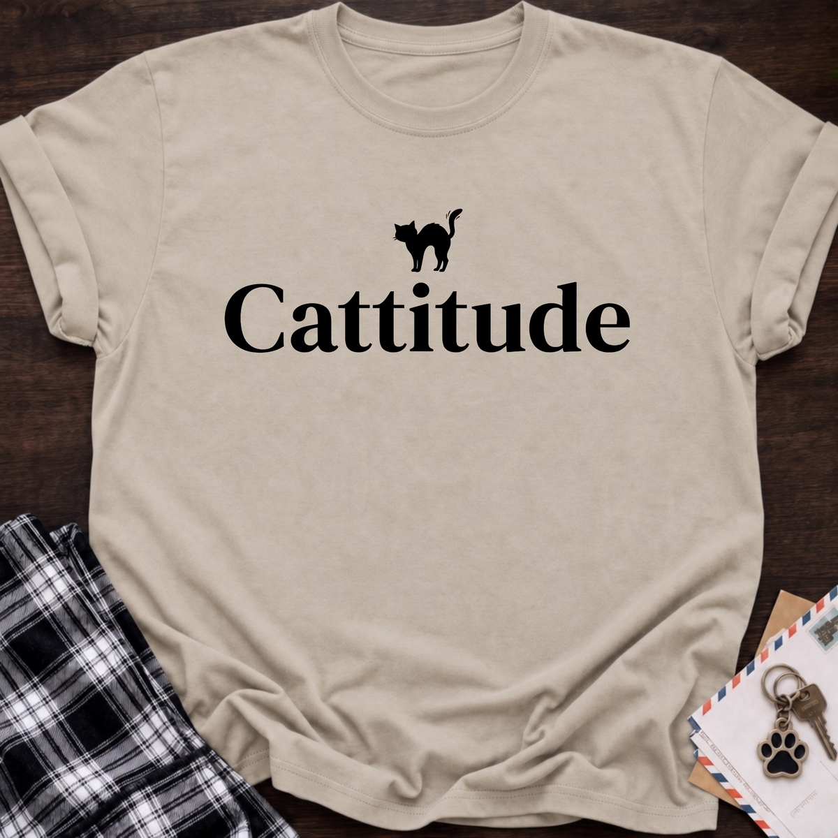 Cattitude T‑Shirt