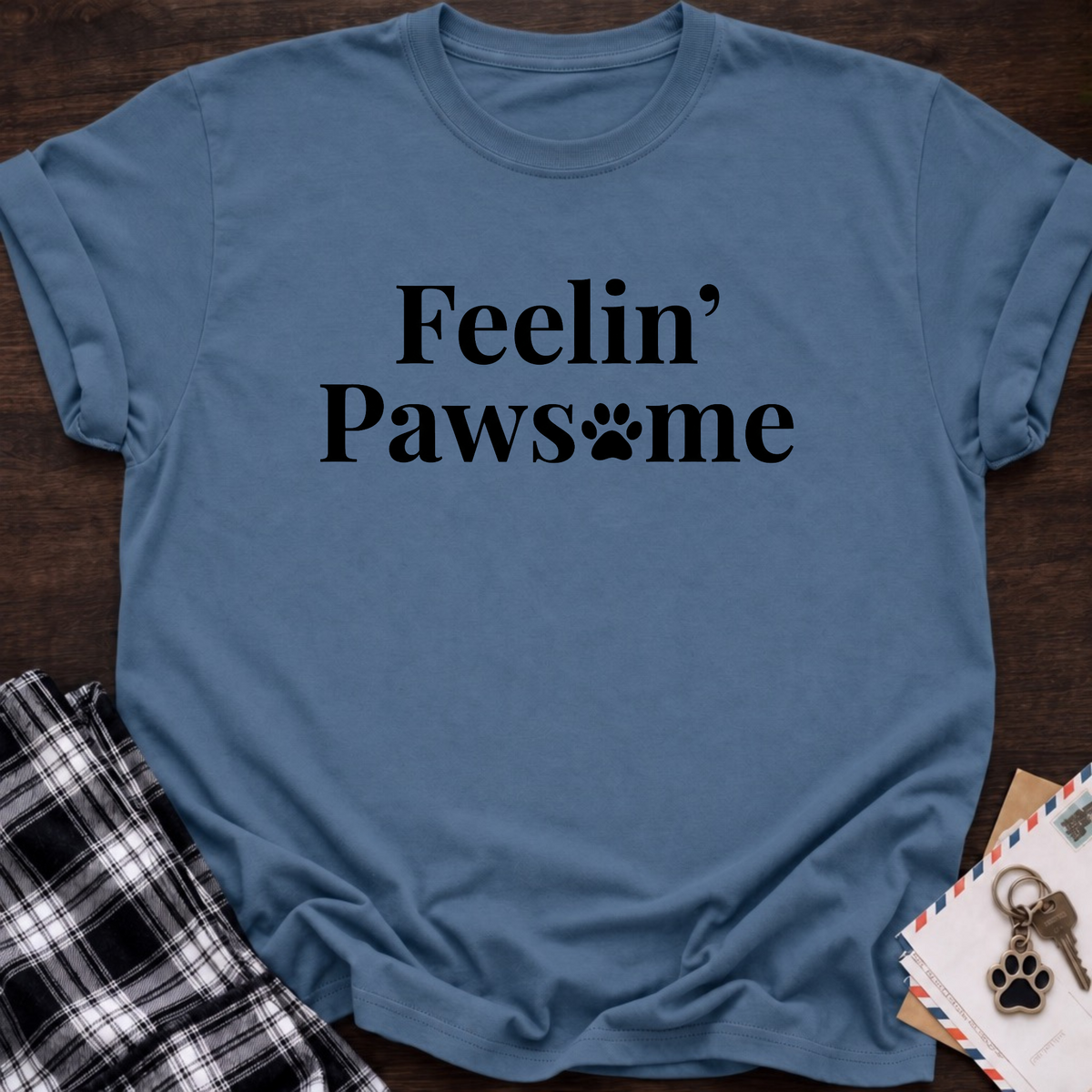 Feelin Pawsome T‑Shirt