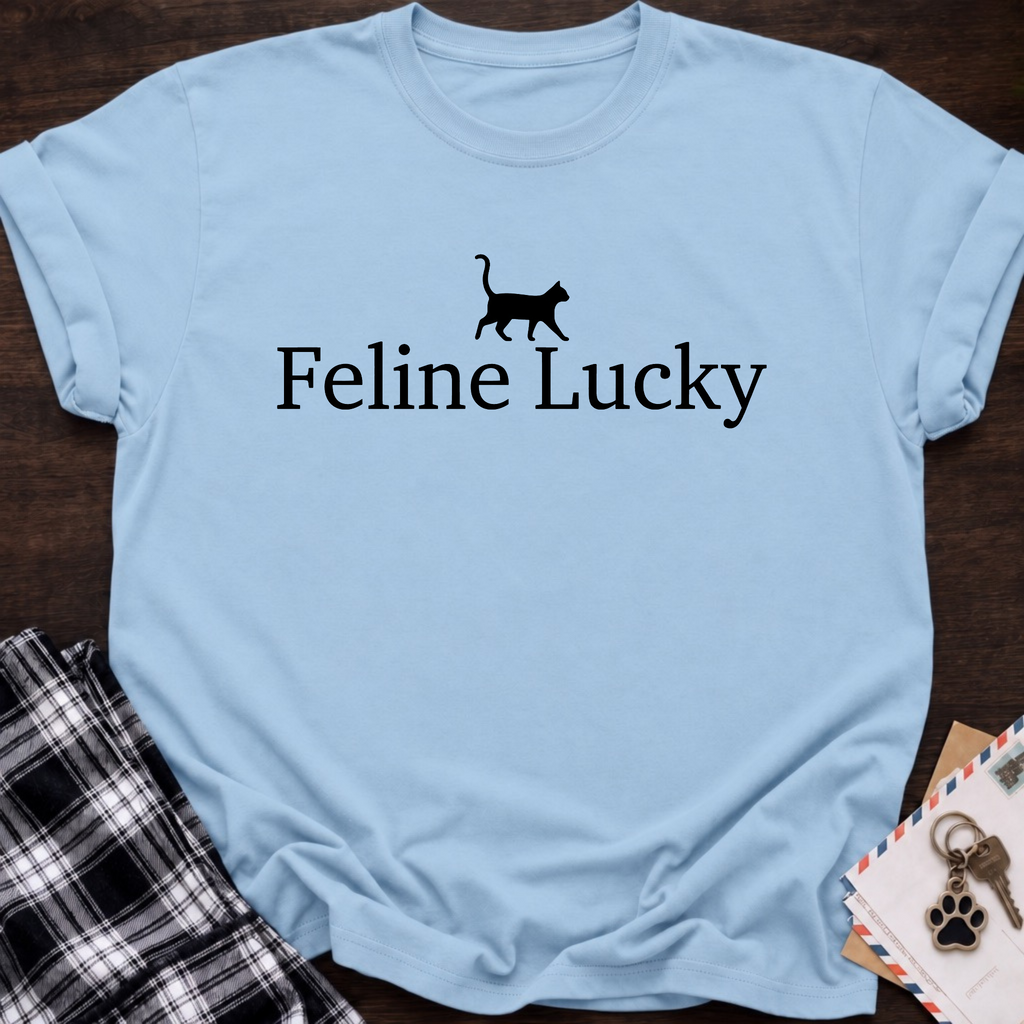 Feline Lucky T‑Shirt