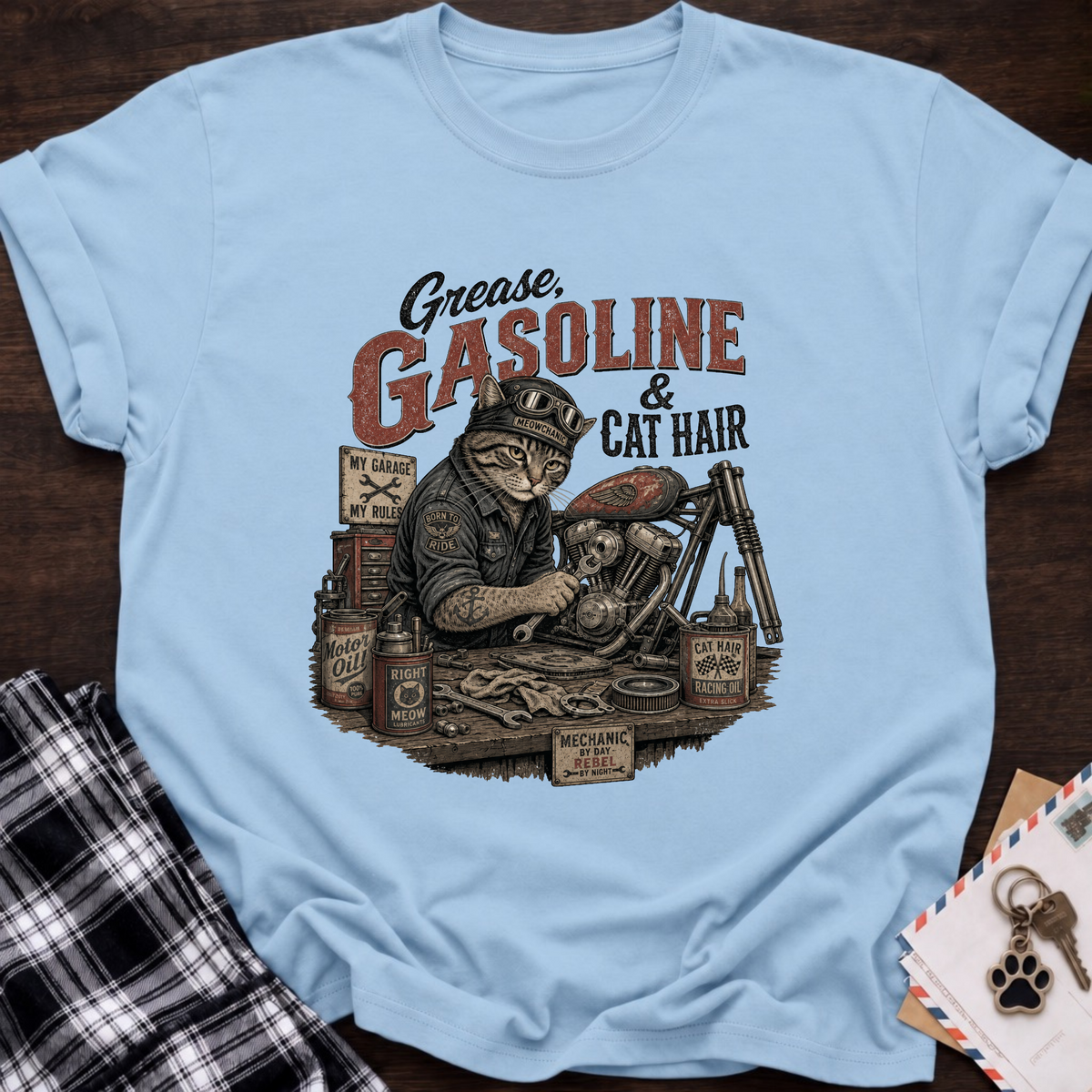 Grease and Gasoline T-Shirt