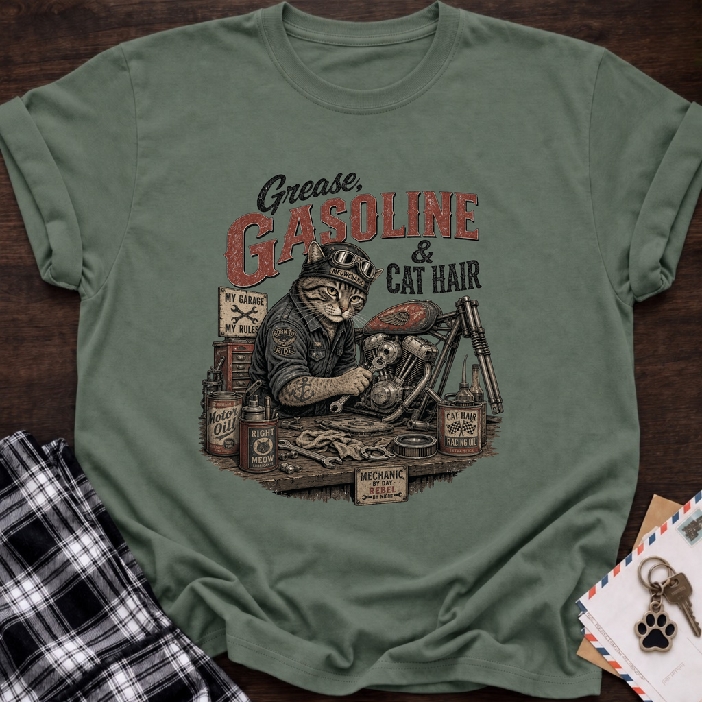 Grease and Gasoline T-Shirt