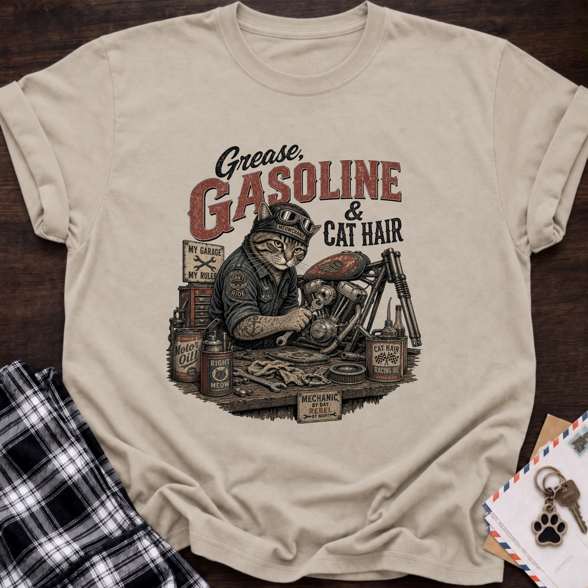 Grease and Gasoline T-Shirt