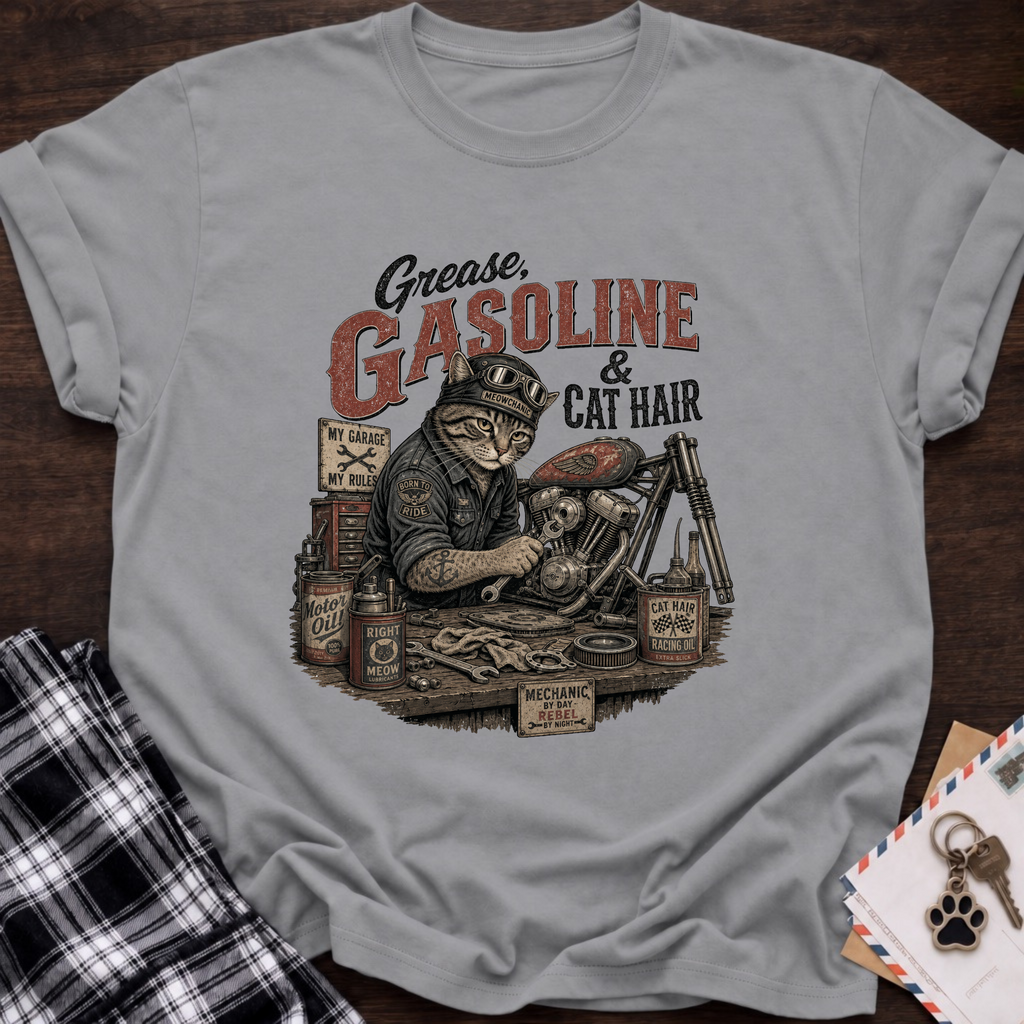 Grease and Gasoline T-Shirt