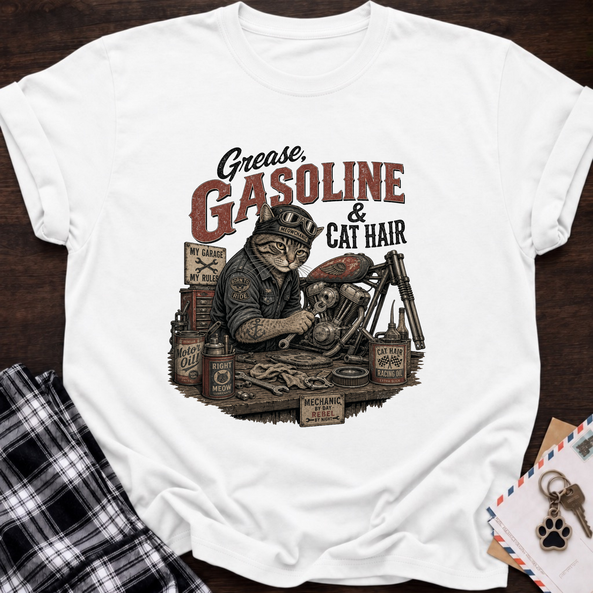 Grease and Gasoline T-Shirt
