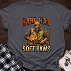 Hard Hat, Soft Paws T-Shirt
