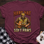 Hard Hat, Soft Paws T-Shirt