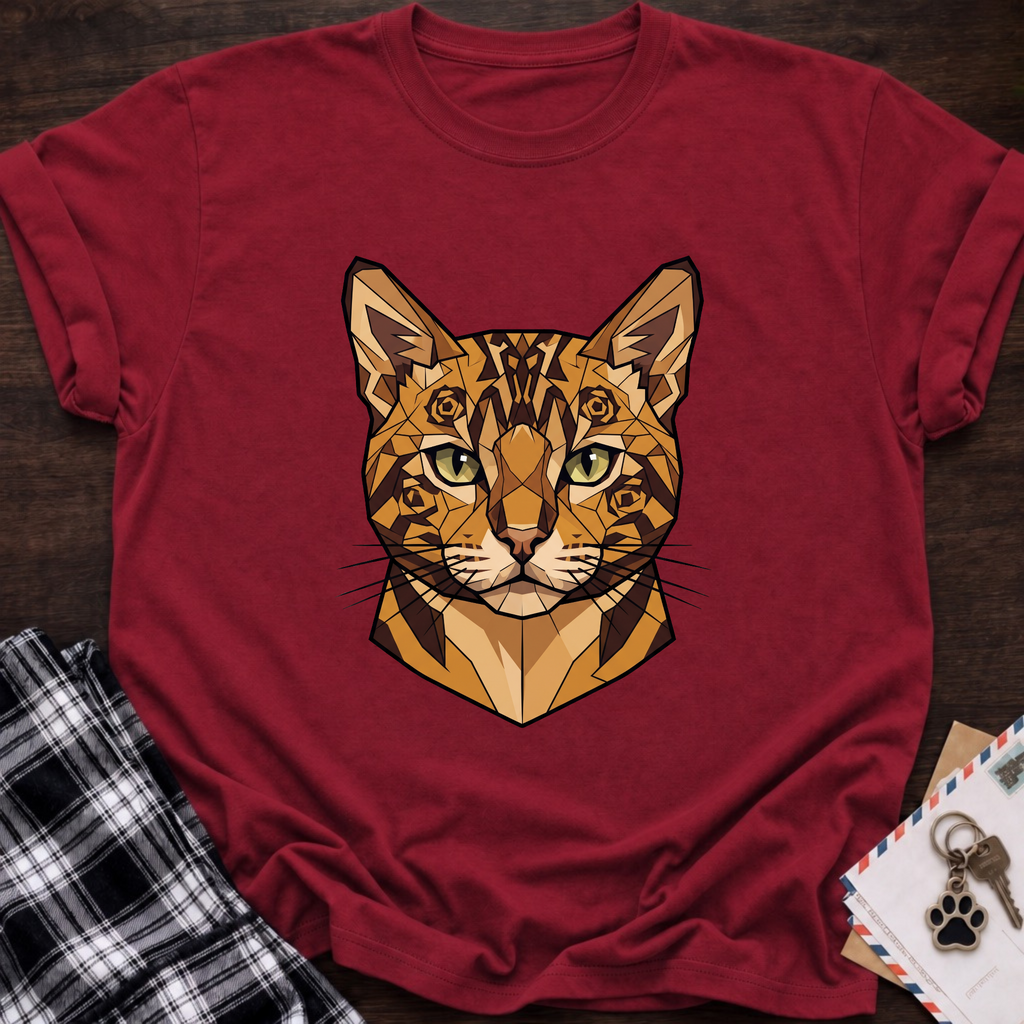 Low Poly Bengal T-shirt
