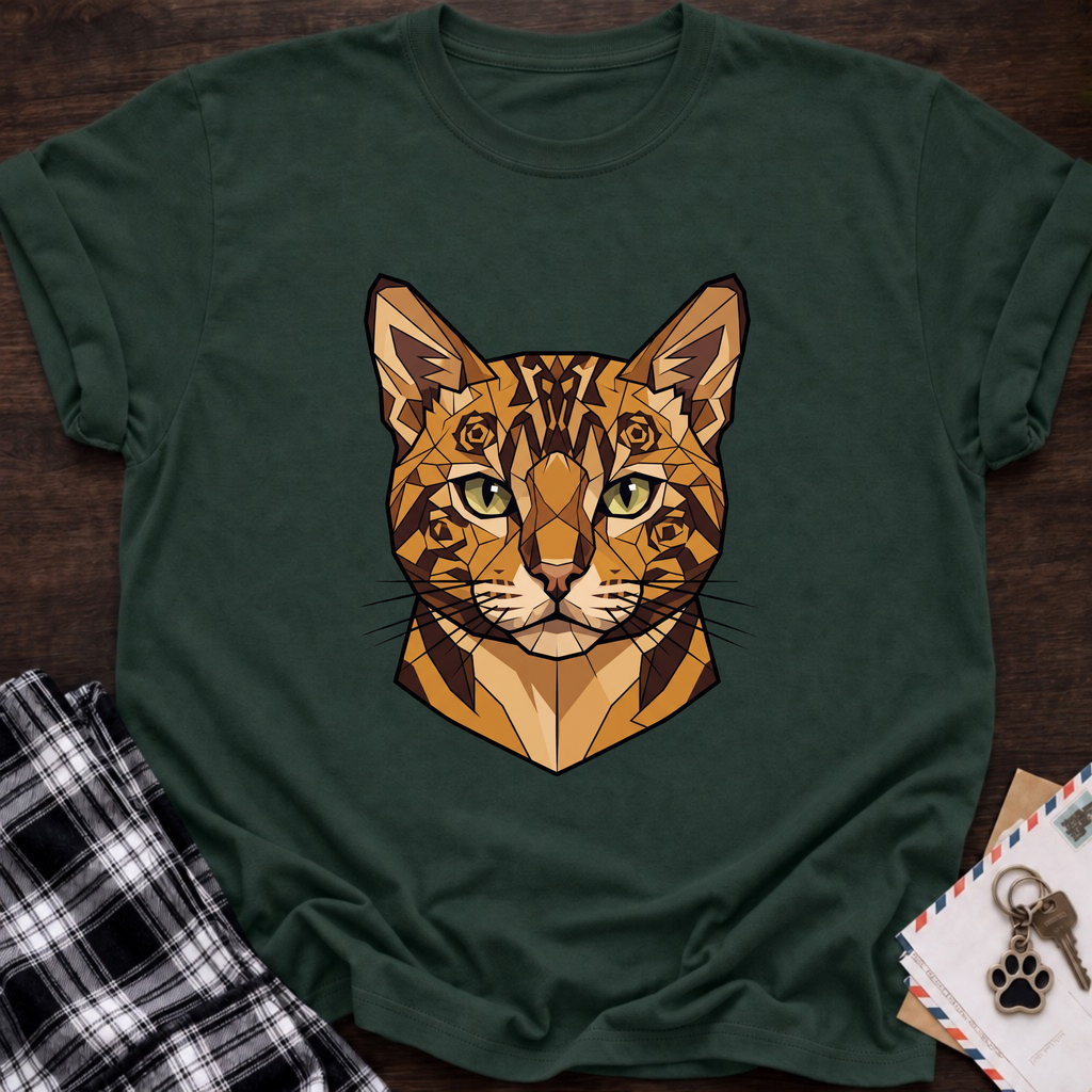 Low Poly Bengal T-shirt