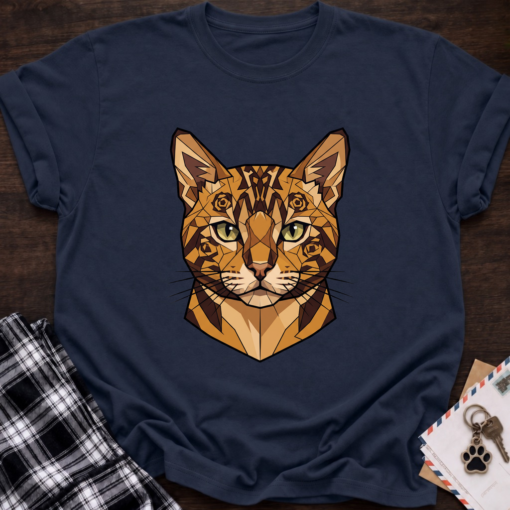 Low Poly Bengal T-shirt