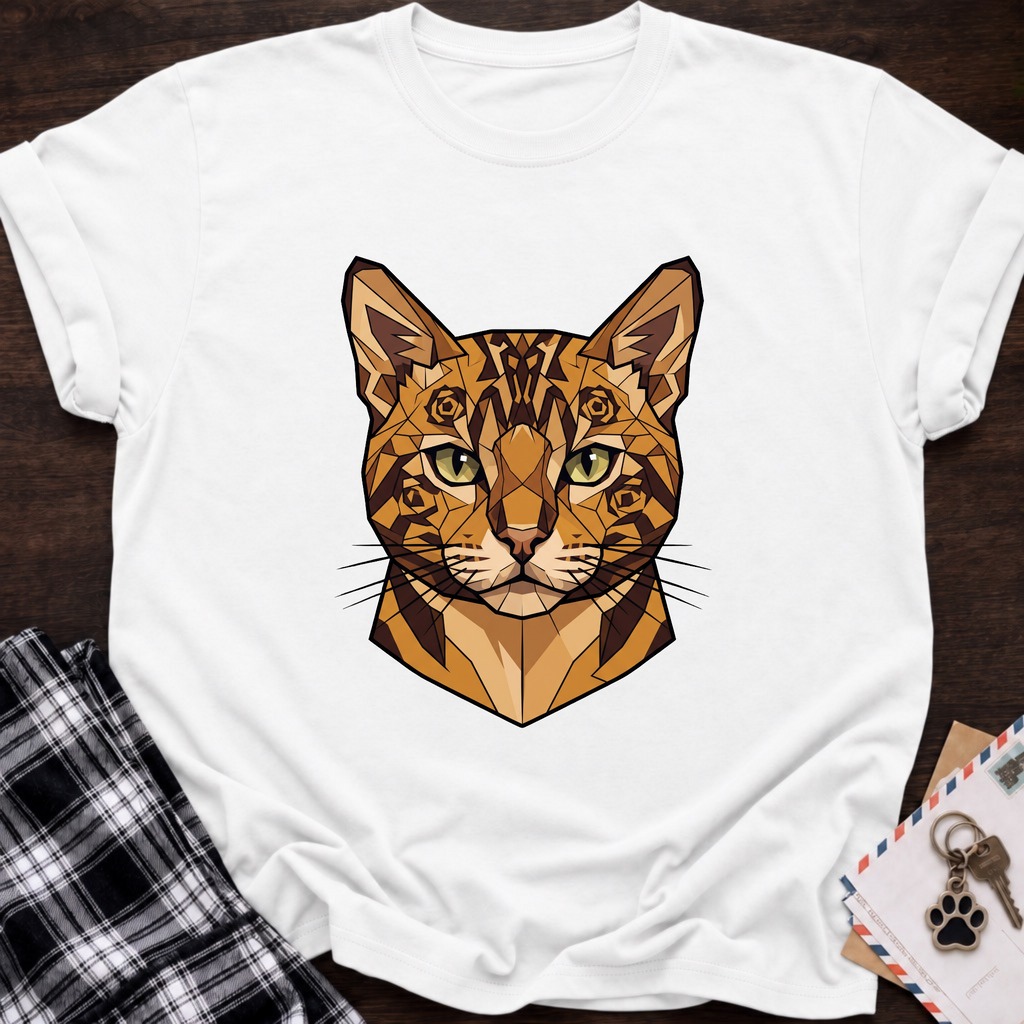 Low Poly Bengal T-shirt
