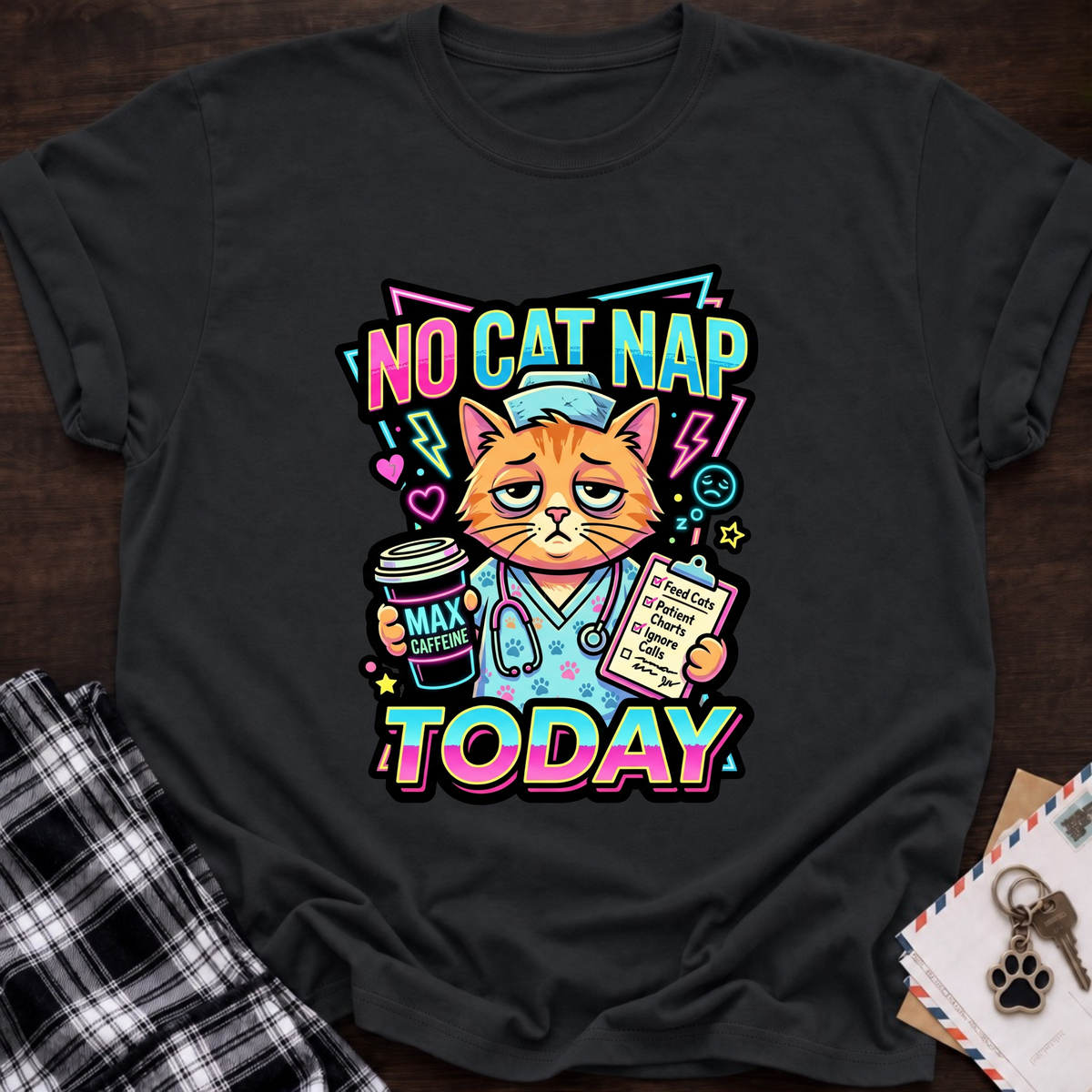 No Cat Nap T‑Shirt