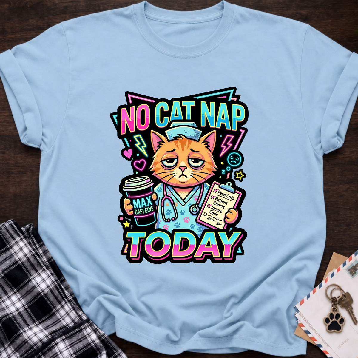 No Cat Nap T‑Shirt