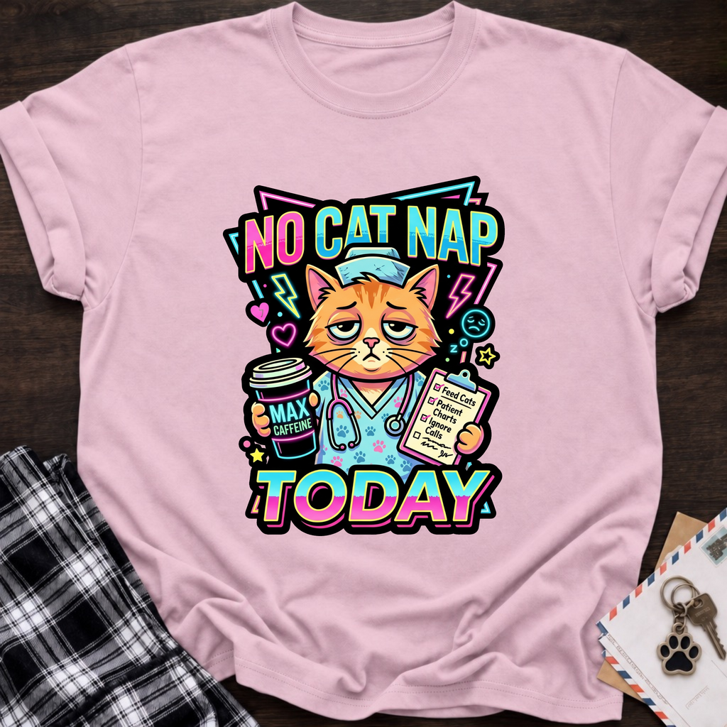 No Cat Nap T‑Shirt