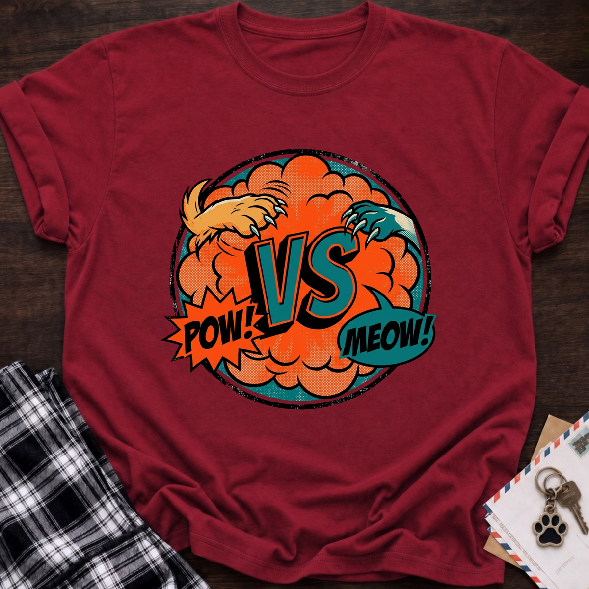 Pow vs Meow T-Shirt