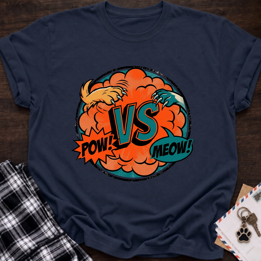 Pow vs Meow T-Shirt