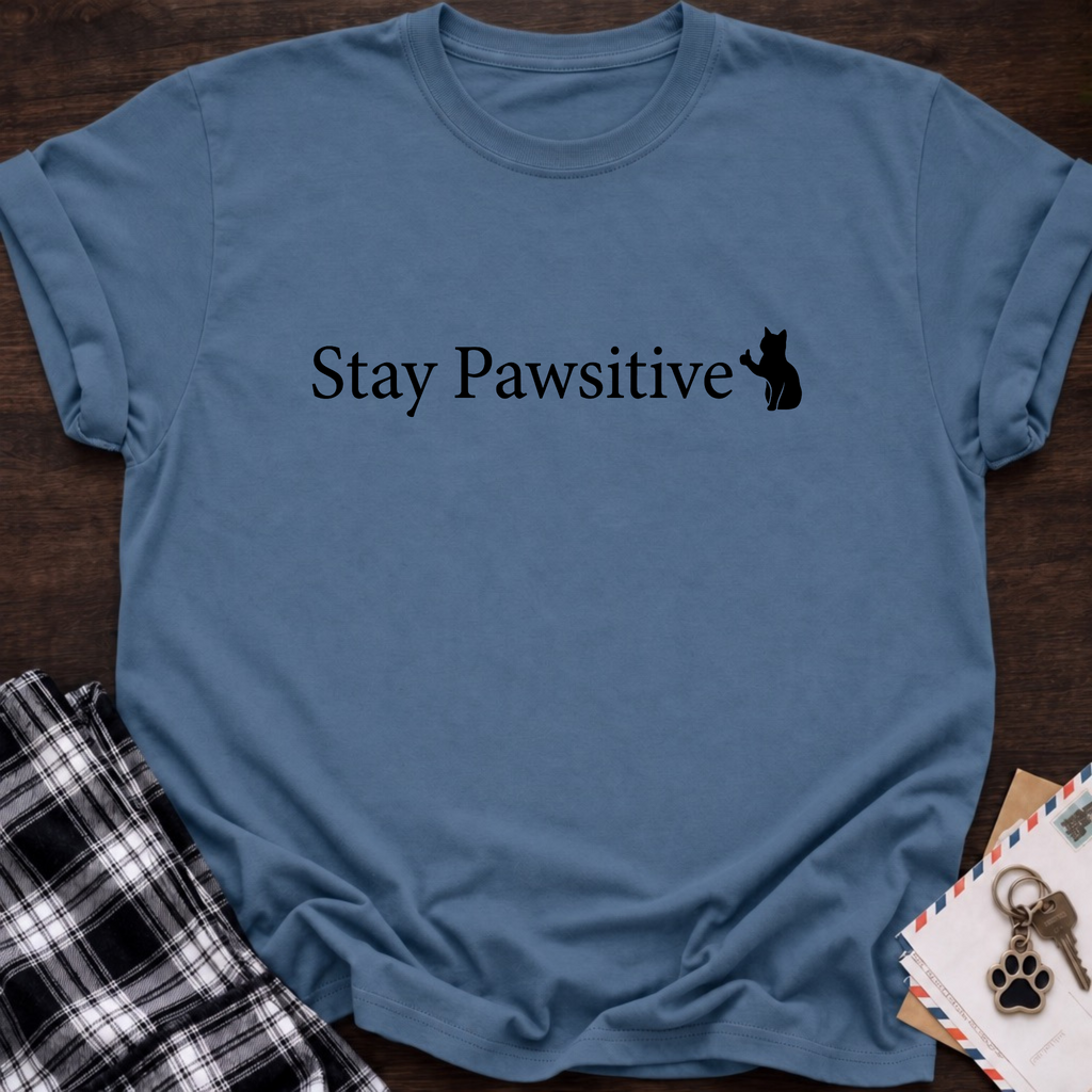 Stay Pawsitive T‑Shirt