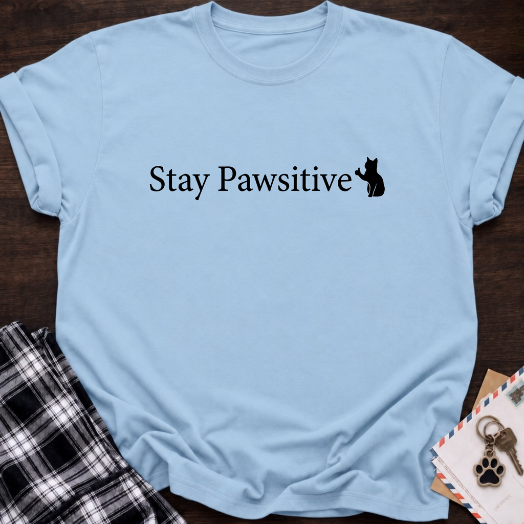 Stay Pawsitive T‑Shirt