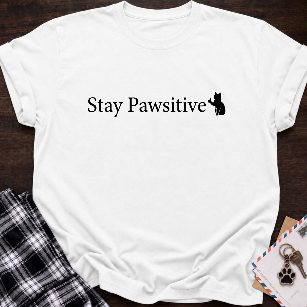 Stay Pawsitive T‑Shirt