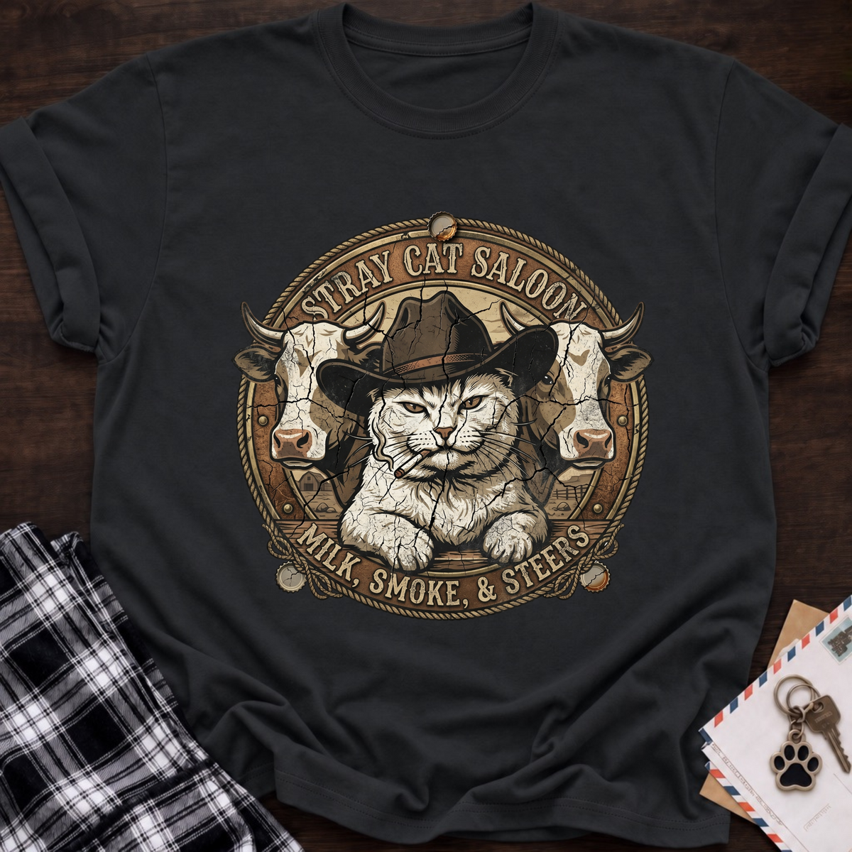 Stray Cat Saloon T-Shirt