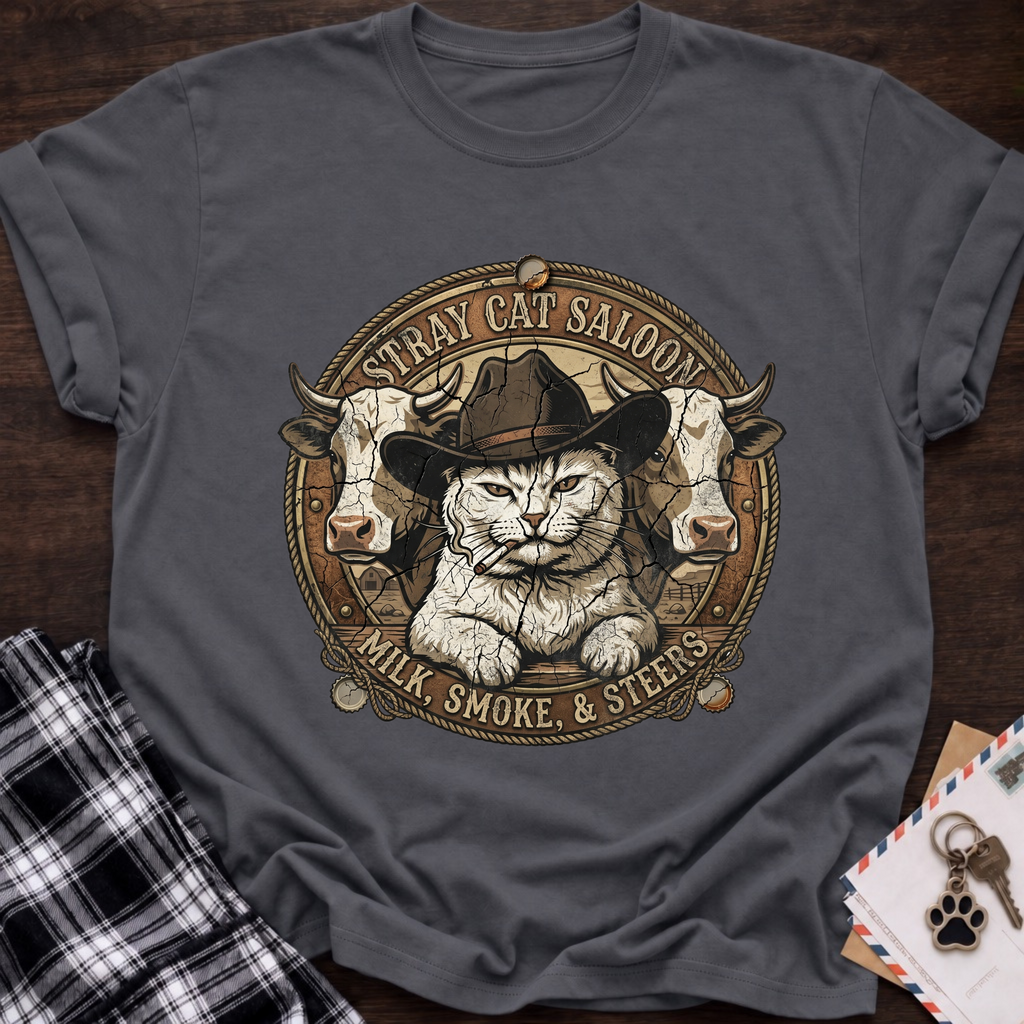 Stray Cat Saloon T-Shirt