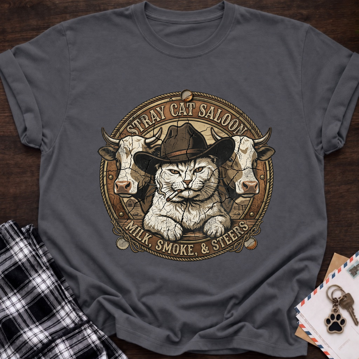 Stray Cat Saloon T-Shirt