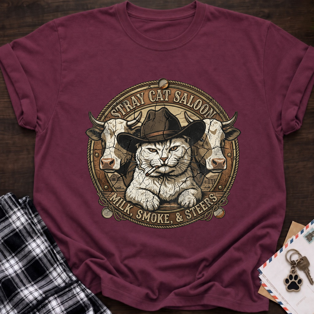 Stray Cat Saloon T-Shirt