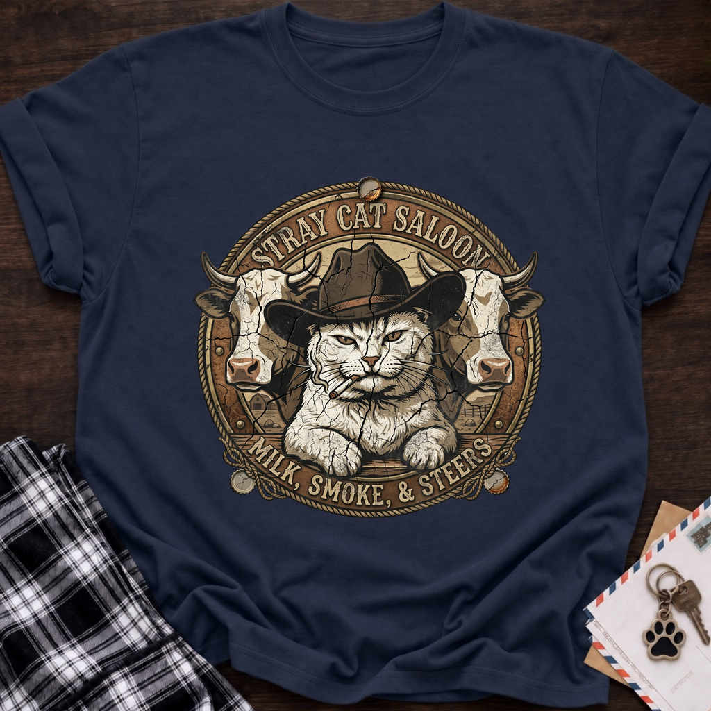 Stray Cat Saloon T-Shirt