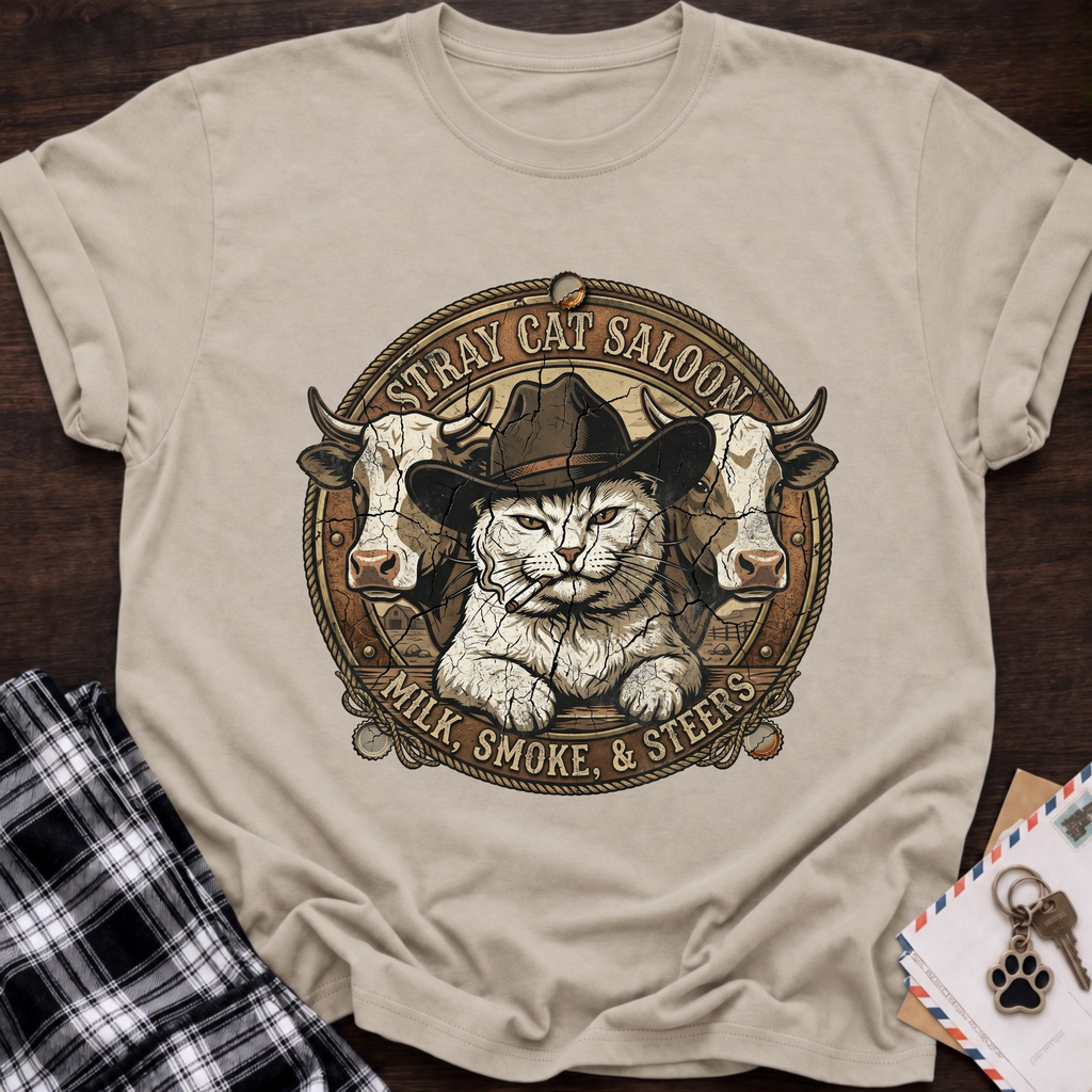 Stray Cat Saloon T-Shirt