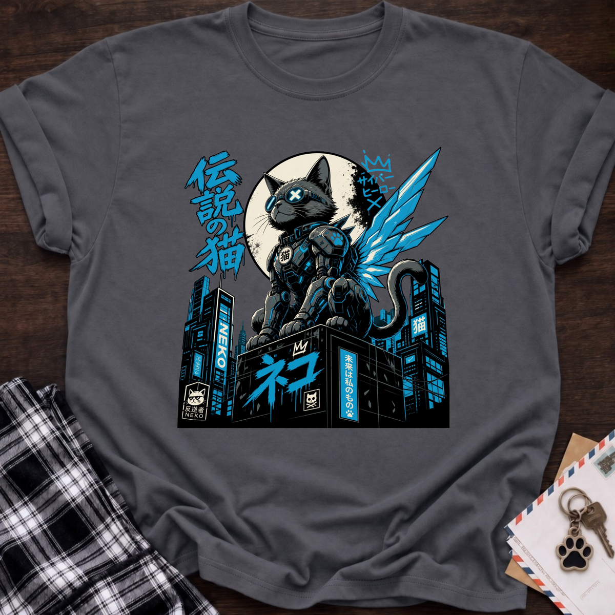Futuristic Cat T-Shirt